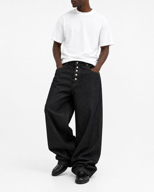JAYKO RAW DENIMS BLACK