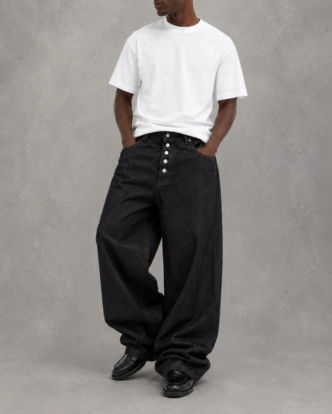 JAYKO RAW DENIMS BLACK
