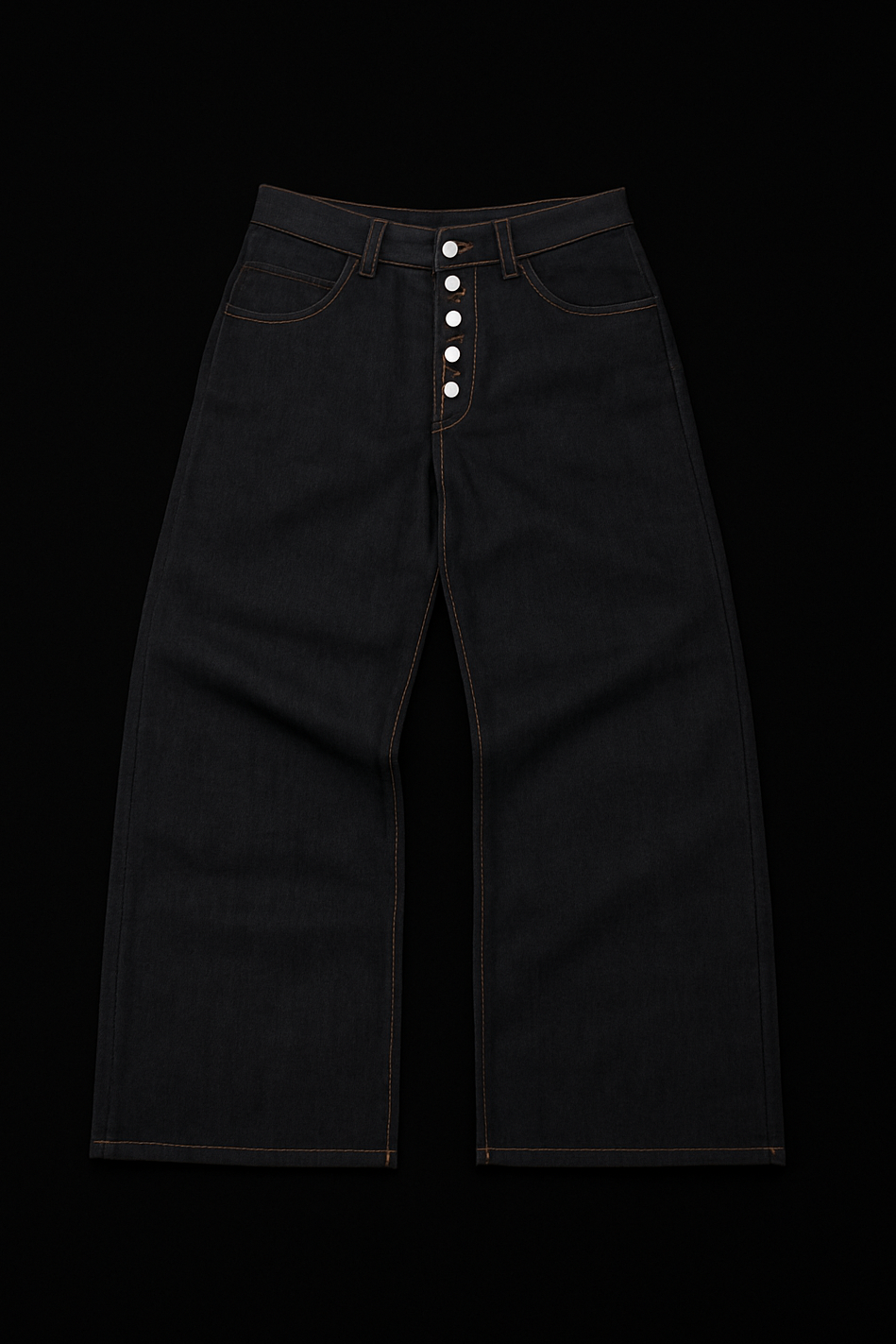 JAYKO RAW DENIMS BLACK